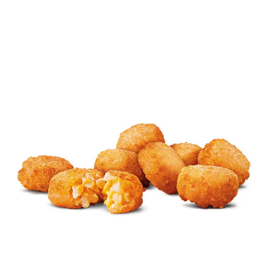 Burger King menu - Cheesy Tots, crispy fried potato bites filled with melted cheese