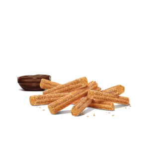 Burger King menu - Gomez's Churro Fries served with chocolate dipping sauce