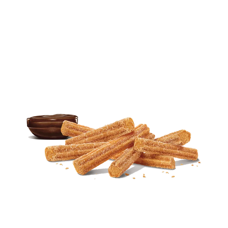 Burger King menu - Gomez's Churro Fries served with chocolate dipping sauce