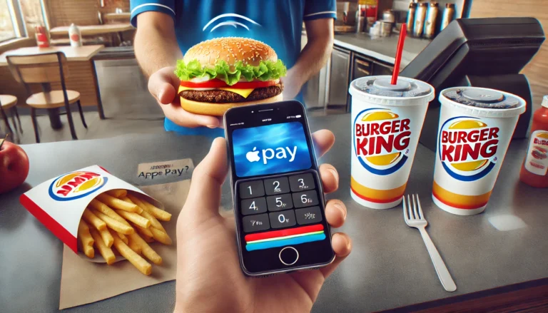 Burger King Apple Pay Payment Method