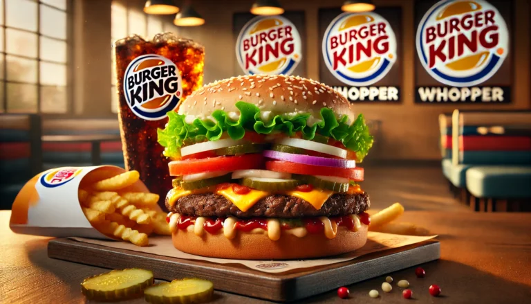 Burger King Whopper Menu