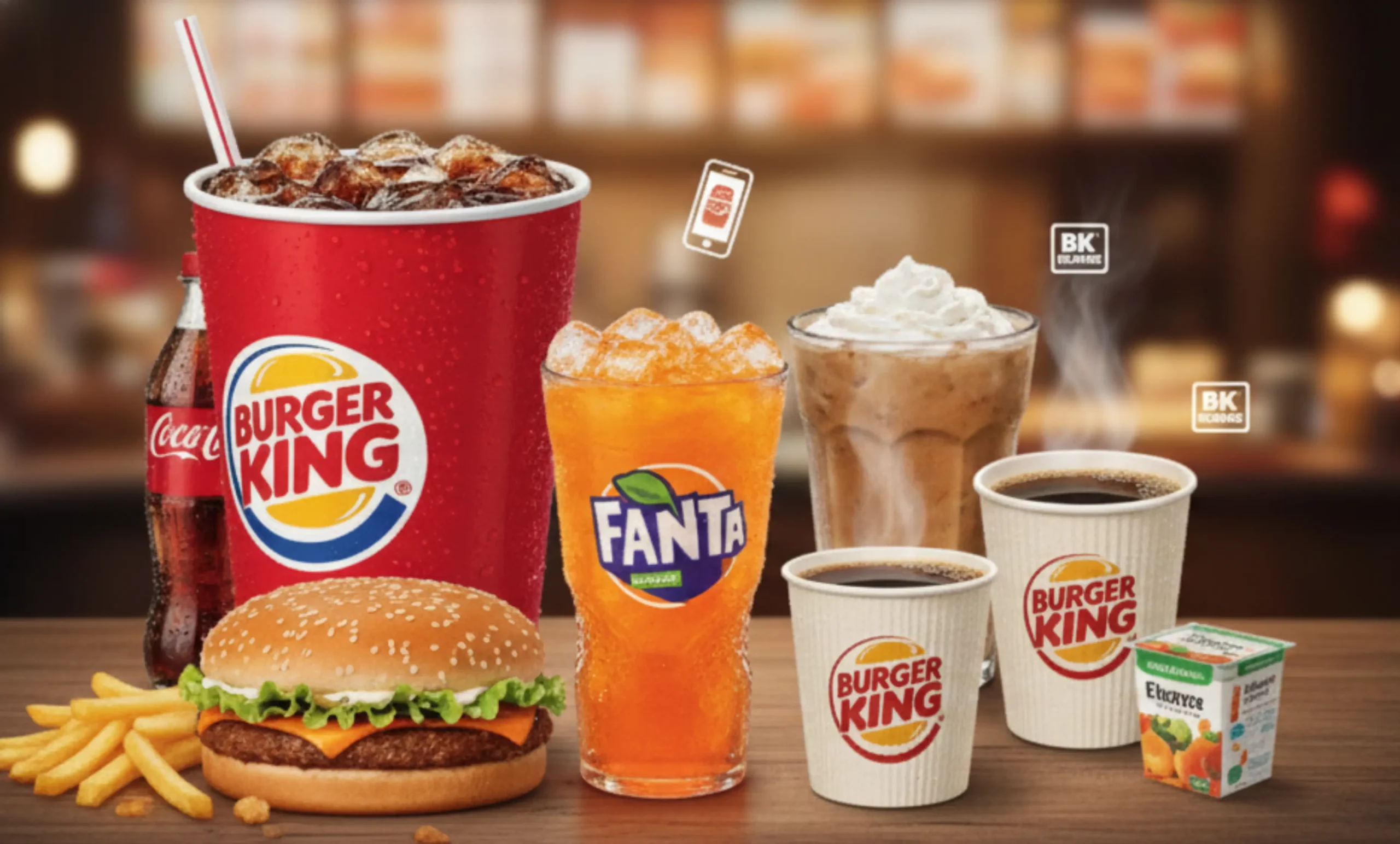 Burger King Drinks and Coffee Menu